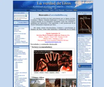 Iglesiadedioscristianaybiblica.org(La Verdad de Dios) Screenshot