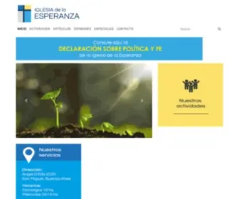 Iglesiadelaesperanza.org(Iglesia de la Esperanza) Screenshot