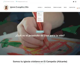 Iglesiamilo.org(Iglesia) Screenshot