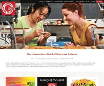 Igma.org(International Guild of Miniature Artisans) Screenshot