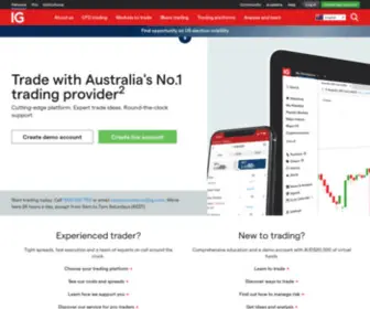Igmarkets.com.au(Online Trading) Screenshot