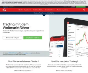 Igmarkets.de(IG Deutschland) Screenshot