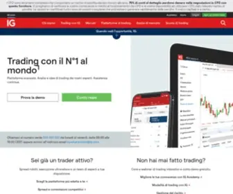 Igmarkets.it(IG Italia) Screenshot