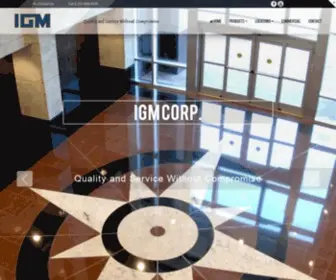 Igmcorp.net(IGM Natural Stone and Quartz) Screenshot