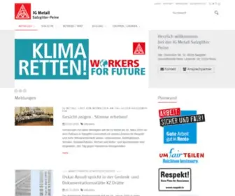 Igmetall-Salzgitter-Peine.de(Igmetall Salzgitter Peine) Screenshot