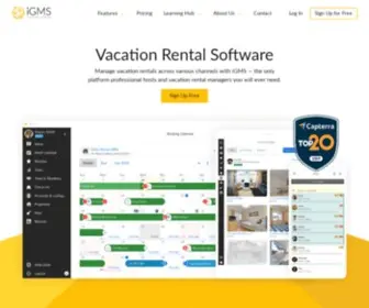 IGMS.com(Vacation Rental and Airbnb Property Management Software) Screenshot