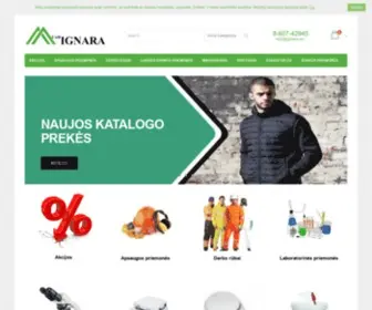 Ignara.eu(Laboratorinės) Screenshot