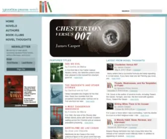 Ignatiusnovels.com(Moving, adventurous, and inspiring tales offered by Ignatius Press, Catholic publisher) Screenshot