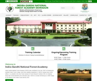 Ignfa.gov.in(Indira Gandhi National Forest Academy) Screenshot
