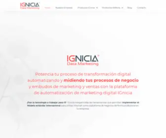 Ignicia.com(Automatizacion de marketing) Screenshot