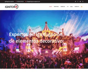 Ignifugacionesignitor.com(Inicio) Screenshot