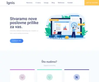 Ignis.hr(Marketing agencija (Digitalni marketing) Screenshot