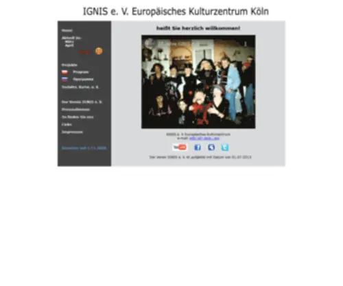 Ignis.org(Europäisches) Screenshot