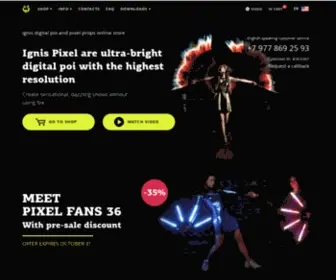 Ignispixel.com(Pixel props Online store) Screenshot