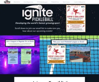 Ignite-Pickleball.com(Ignite Pickleball) Screenshot