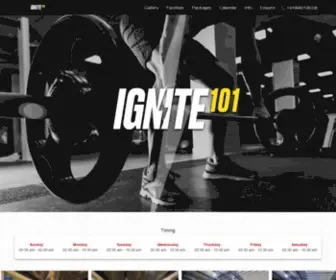 Ignite101.in(Fitness, MMA, Crossfit in Chennai Ignite101) Screenshot