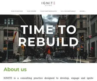 Ignitecities.com(IGNITE CITIES) Screenshot