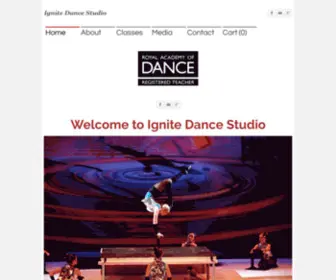 Ignitedance.com(A Bundaberg Dance School operating for over 40 years. Ignite) Screenshot