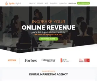 Ignitedigital.com(Top SEO Company) Screenshot