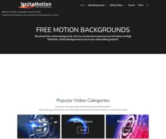 Ignitemotion.com(Free Motion Backgrounds) Screenshot