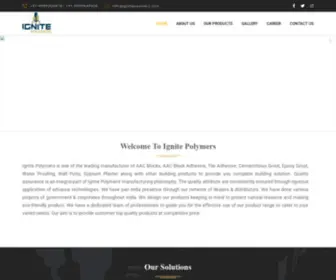 Ignitepolymers.com(Ignite Polymers) Screenshot