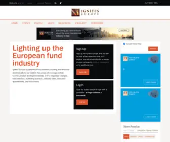 Igniteseurope.net(Access your account. Ignites Europe) Screenshot