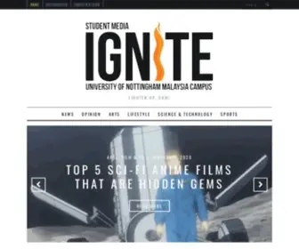 Igniteunmc.com(Lighten Up) Screenshot