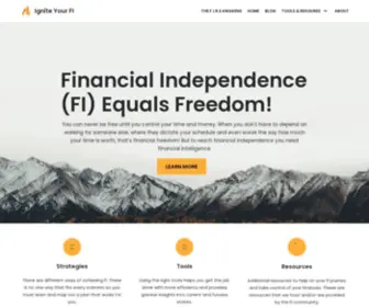 Igniteyourfi.com(Ignite Your FI) Screenshot