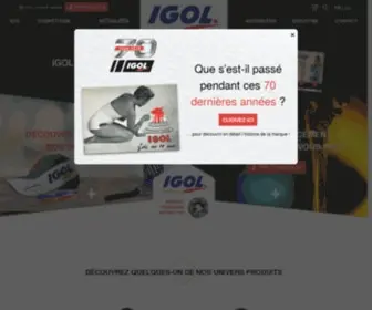 Igol.com(Fabricant Français d huiles moteur et lubrifiants pour auto) Screenshot