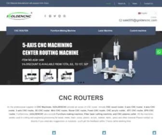 Igoldencnc.com(China Wood CNC Router Machine Manufacturer) Screenshot