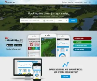 Igolf.com(The #1 Golf GPS Database) Screenshot