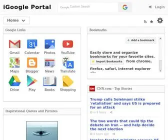 Igoogleportal.com(IGoogle Portal) Screenshot