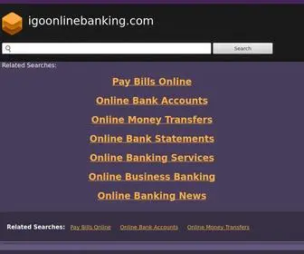 Igoonlinebanking.com(Igoonlinebanking) Screenshot