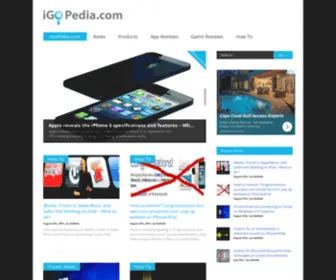 Igopedia.com(Your #1 Spot For Everything Apple) Screenshot