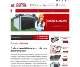 Igopol.pl(Garaże) Screenshot