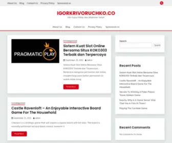 Igorkrivoruchko.co(Info Gaya Hidup dan Makanan Sehat) Screenshot