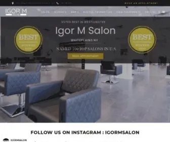 Igormsalon.com(Best Hair Salon in Westchester) Screenshot