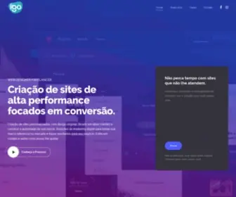 Igorodrigues.com.br(Web Designer Freelancer) Screenshot