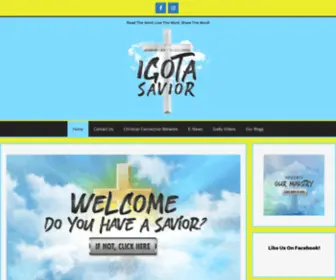 Igotasavior.com(The Light) Screenshot