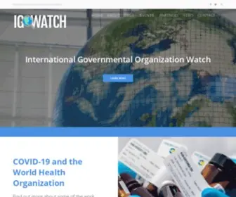 Igowatch.org(IGO Watch) Screenshot