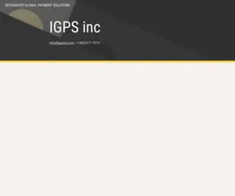 Igpsinc.com(INTEGRATED GLOBAL PAYMENT SOLUTIONS) Screenshot