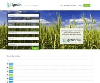 Igrain.com.au(Grain Price Australia Listings) Screenshot