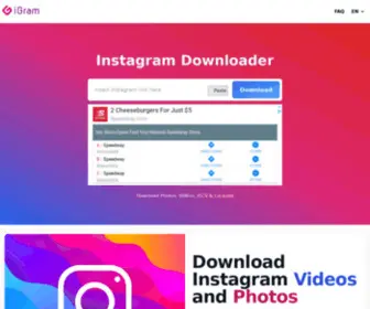 Igram.io(Download Instagram Video) Screenshot