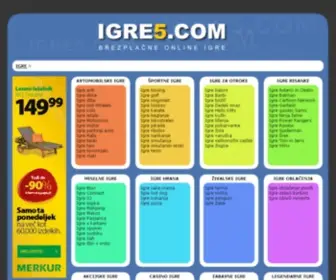 Igre5.com Screenshot