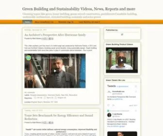 Igreenbuild.com(Green Building and Sustainability Videos) Screenshot