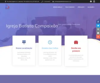 Igrejabatistacompaixao.com(Igreja Batista Compaixão) Screenshot