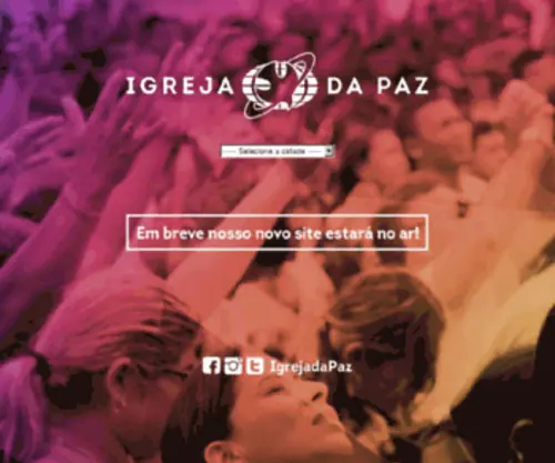 Igrejadapaz.com.br(Igreja da Paz) Screenshot