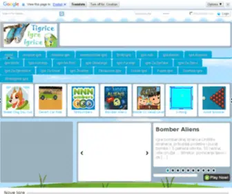 Igretigrice.com(Igre Igrice Tigrice) Screenshot