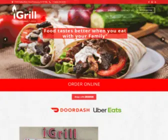 Igrillrestaurant.com(IGrill Mediterranean Restaurant) Screenshot