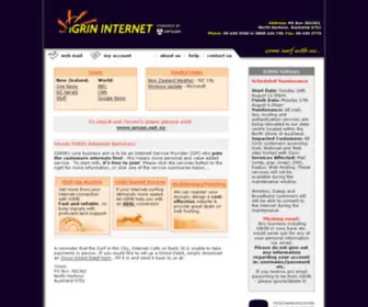 Igrin.co.nz(Orcon IGRIN Internet) Screenshot